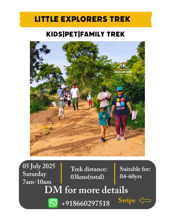 Little explorers trek (kids, pet, family trek)