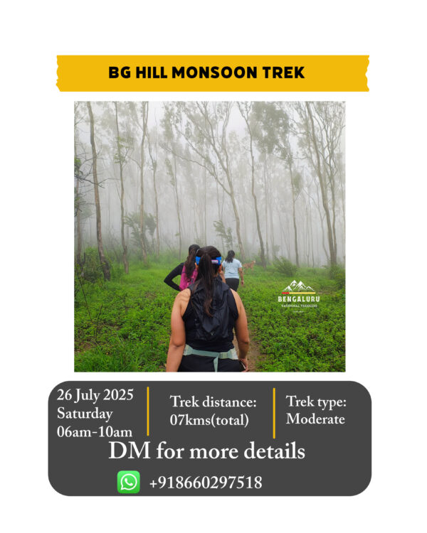 BG hill monsoon trek