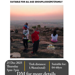 Sunset, star gazing trek